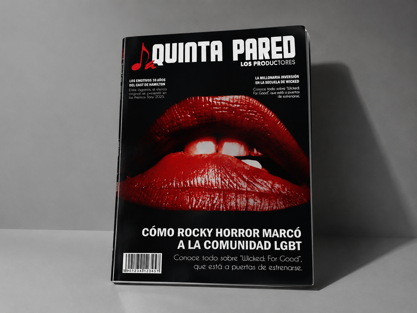 Revista La Quinta Pared — mockup